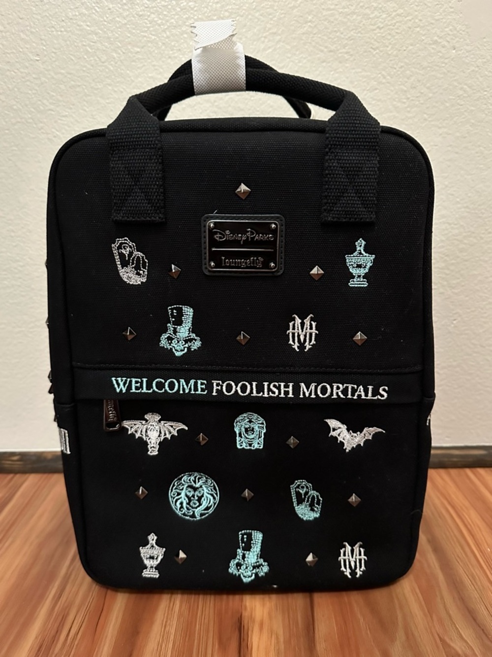 NWT Disney Parks x Loungefly Haunted Mansion Welcome Foolish Mortals' Backpack